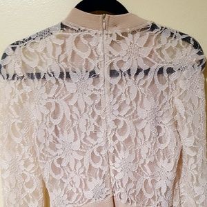 Lace Back Date Night Glam Dress